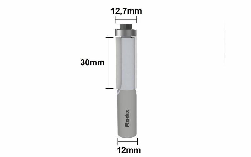 Imagem de Fresa Paralela com Rolamento 12,7x30mm 1712730.06 Radix