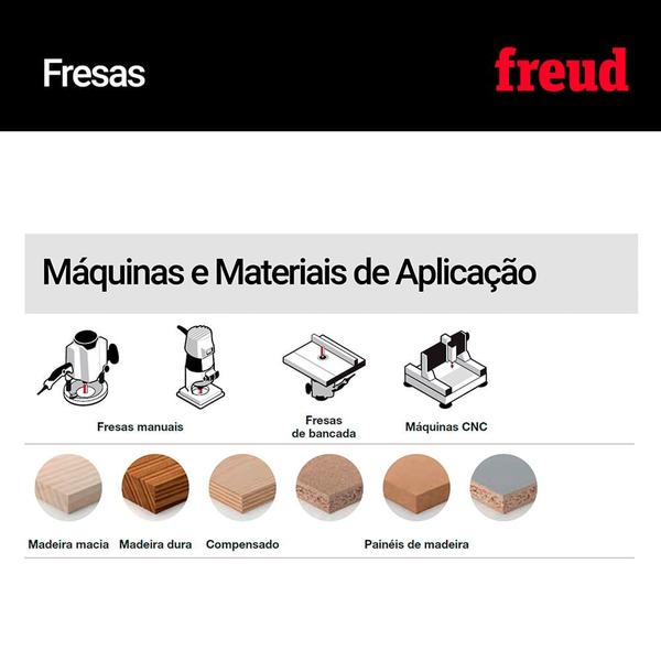 Imagem de Fresa Reta 04-12406P Ø 9,0mm, Altura de Corte 25,0mm Freud