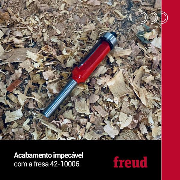 Imagem de Fresa Reta Paralela 2 Cortes 9,5X25,4Mm H06mm Freud 42-10006P com rolamento