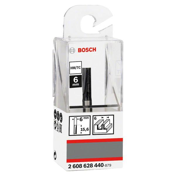 Imagem de Fresa Reta Paralela Corte 6.35Mm X Haste 6Mm Bosch