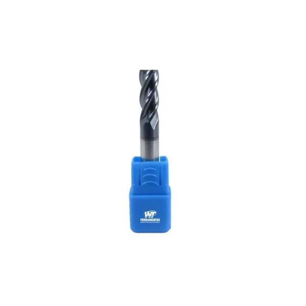 Imagem de Fresa Topo Reta de Metal Duro 45Hrc 2Mm 4 Cortes