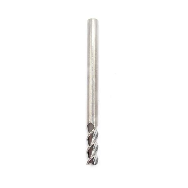 Imagem de Fresa Topo Reto Metal Duro 10 mm 3 Cortes Para Alumínio 55HRC