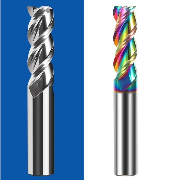 Imagem de Fresadora CNC de alumínio, 3 Flauta Carbide End Mill para AL Mills1 Set, HRC55