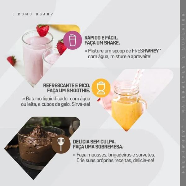 Imagem de Fresh Whey 3W Sabor de Frutas Vermelhas Pote de 900g -Dux Nutrition