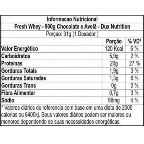 Imagem de Fresh Whey Isolado Hidro 3W Chocolate 900G Luva Preto Dux