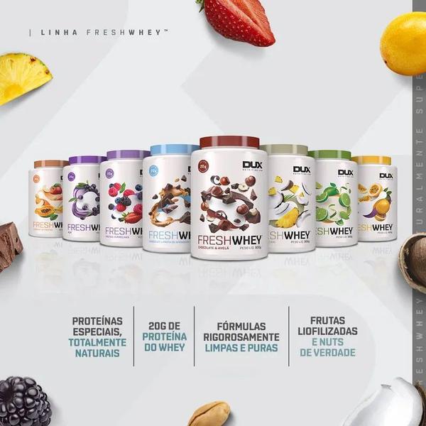 Imagem de Freshwhey Protein Natural 450g Dux Nutrition Açaí