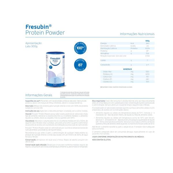 Fresubin Protein Powder 300g Fresenius Imagem de Fresubin Protein Powder 300g Fresenius