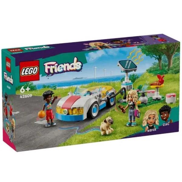 Imagem de Friends Carro Elétrico E Carregador - Lego 42609