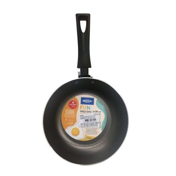 Frigideira 16cm Funda Verde 7232/348 - Brinox Imagem de Frigideira 16cm Funda Verde 7232/348 - Brinox