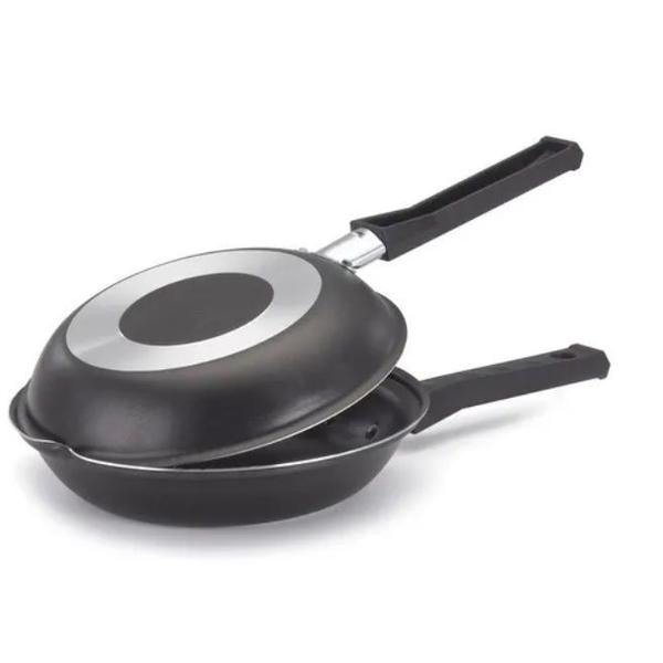 Frigideira 18 Cm Dupla Omelete Panela Omeleteira Antiaderente Teflon Oferta - Nacional Imagem de Frigideira 18 Cm Dupla Omelete Panela Omeleteira Antiaderente Teflon Oferta