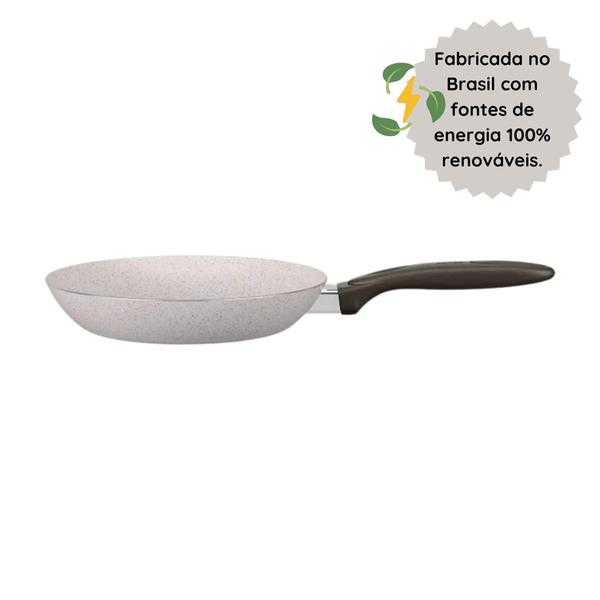 Frigideira 22 cm Antiaderente Ceramic Life Suprema Vanilla Brinox - 7244/353 Imagem de Frigideira 22 cm Antiaderente Ceramic Life Suprema Vanilla Brinox - 7244/353