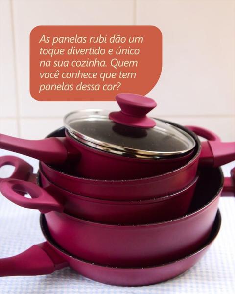 Imagem de Frigideira 22Cm Ceramica Antiaderente Triplo Indução 1,45L