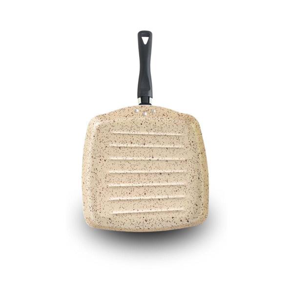 Frigideira 24 Grill Quadrado Antiaderente Grelhados Premium - Alegrete Imagem de Frigideira 24 Grill Quadrado Antiaderente Grelhados Premium