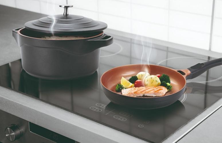 Imagem de Frigideira 24Cm 1,7L Ceramica Indução Le Cook Black - Preto