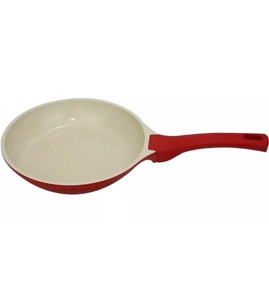 Frigideira 28cm 2,7 Litros Indução Cook&Chef Vermelha - Mimo Style Imagem de Frigideira 28cm 2,7 Litros Indução Cook&Chef Vermelha
