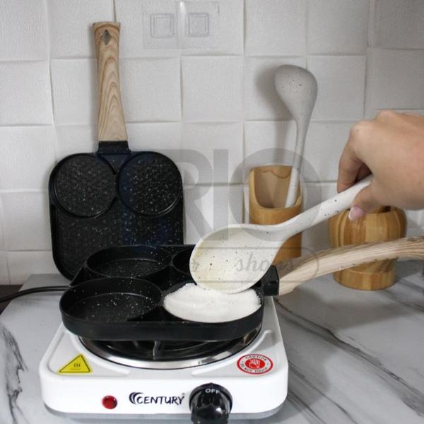 Frigideira 3 Divisórias Ovos Indução Elétrico Gás Sem Óleo - FRIGIDEIRA 4 DIVISORIAS Imagem de Frigideira 3 Divisórias Ovos Indução Elétrico Gás Sem Óleo