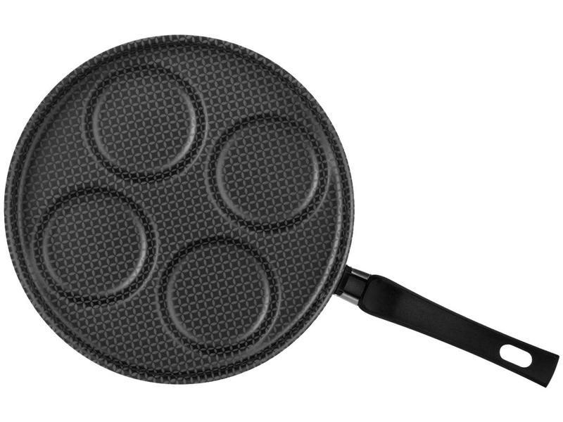 Frigideira 4 Ovos Antiaderente Multiflon - de Alumínio Gourmet Cinza 26cm Imagem de Frigideira 4 Ovos Antiaderente Multiflon