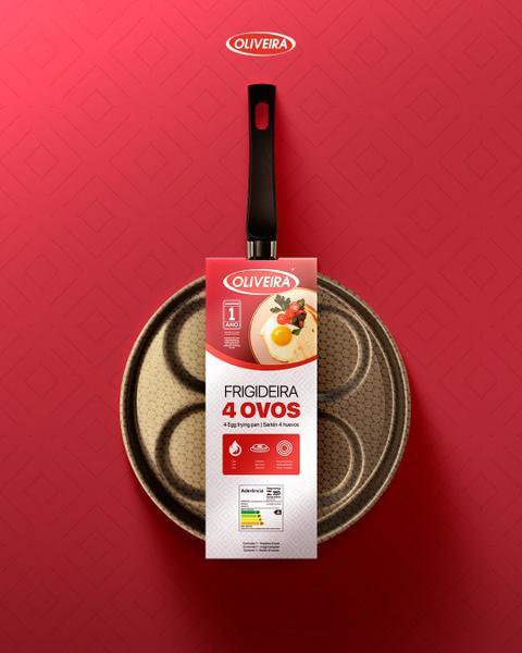 Frigideira 4 ovos e hamburgue luxury oliveira antiaderente Imagem de Frigideira 4 ovos e hamburgue luxury oliveira antiaderente