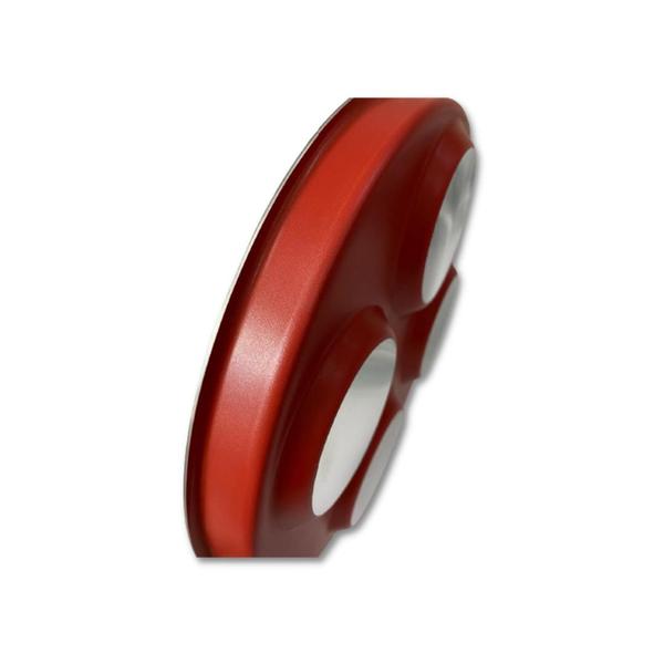 Frigideira 4 Ovos Hamburgueres Vermelha Com Tampa de Vidro Alumi-Aço Linha Premium J4TECH Alumínio Antiaderente Teflon Ultra Resistente Imagem de Frigideira 4 Ovos Hamburgueres Vermelha Com Tampa de Vidro Alumi-Aço Linha Premium J4TECH Alumínio Antiaderente Teflon Ultra Resistente