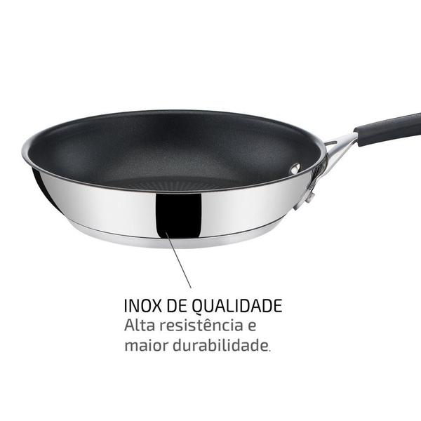 Imagem de Frigideira Aço inox Com Indução Tefal Jamie Oliver 20cm