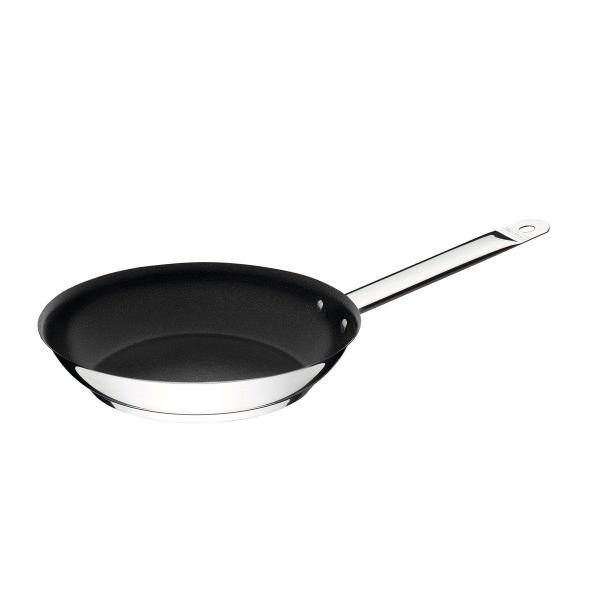 Frigideira Aço Inox Fundo Triplo Antiaderente Profissional Tramontina Imagem de Frigideira Aço Inox Fundo Triplo Antiaderente Profissional Tramontina
