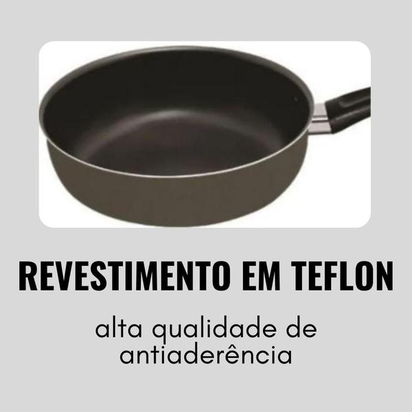 Frigideira Antiaderente 18' Avulsa c/ tampa - Marpal Imagem de Frigideira Antiaderente 18' Avulsa c/ tampa