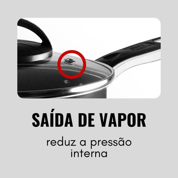 Frigideira Antiaderente 18' Avulsa c/ tampa - Marpal Imagem de Frigideira Antiaderente 18' Avulsa c/ tampa