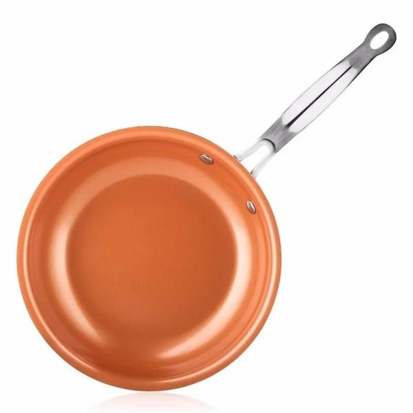 Frigideira Antiaderente 20 CM 24 cm/28 CM Cerâmica e Cobre/Titânio - FRIGIDEIRA 20 24 E 28CM Imagem de Frigideira Antiaderente 20 CM 24 cm/28 CM Cerâmica e Cobre/Titânio
