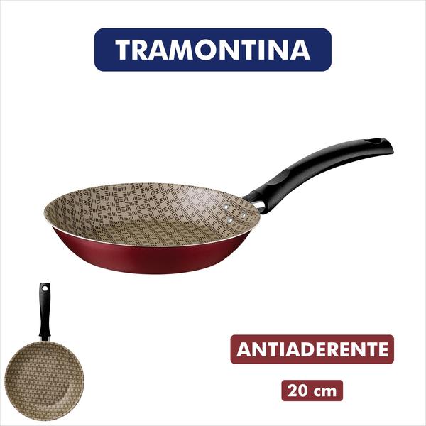 Imagem de Frigideira Antiaderente 20 cm Tramontina Turim com Textura Paris Starflon Max