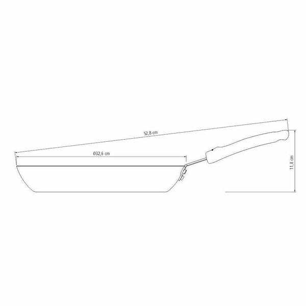 Imagem de FRIGIDEIRA ANTIADERENTE 32cm 3,1L TRAMONTINA NAPOLI GRAFITE