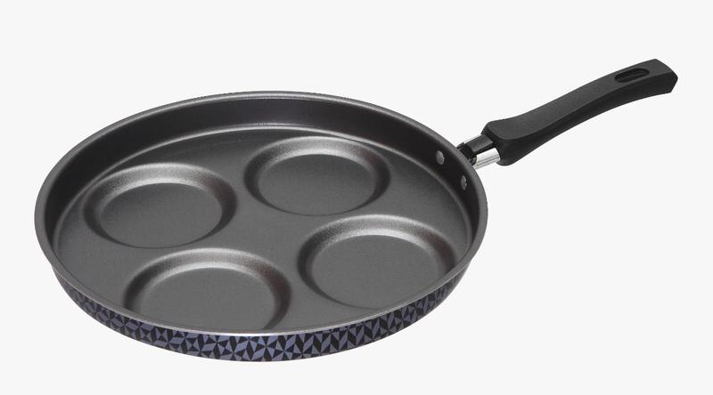 Frigideira Antiaderente 4 ovos Hamburguer Panqueca Multiuso - Oliveira Imagem de Frigideira Antiaderente 4 ovos Hamburguer Panqueca Multiuso