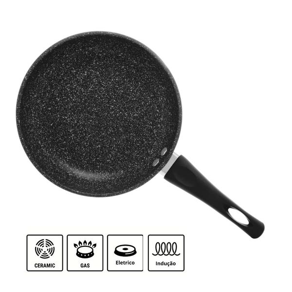 Imagem de Frigideira Antiaderente Cerâmica 20cm Cooktop Fogão Indução Avulsa