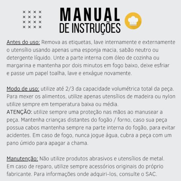 Imagem de Frigideira Antiaderente Hotel com Tampa de Vidro 30 Cm Abc