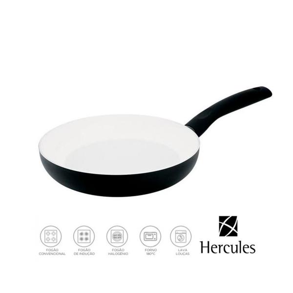 Imagem de Frigideira antiaderente indução ceramica 20cm preta hercules