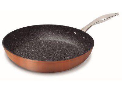 Frigideira antiaderente kitchen pro 24cm sem tampa cobre excellence - KITCHEN PRÓ Imagem de Frigideira antiaderente kitchen pro 24cm sem tampa cobre excellence