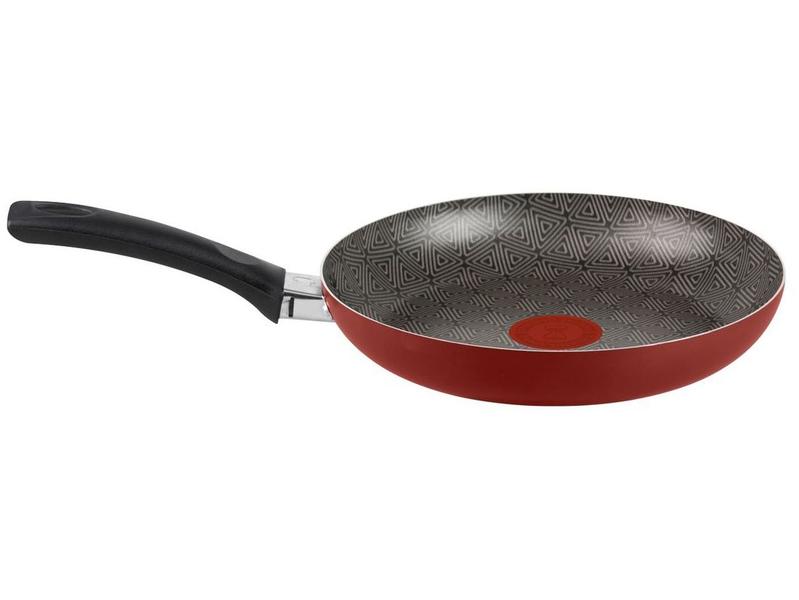 Frigideira Antiaderente Rochedo de Alumínio Facilita Vermelho 20cm Imagem de Frigideira Antiaderente Rochedo de Alumínio Facilita Vermelho 20cm