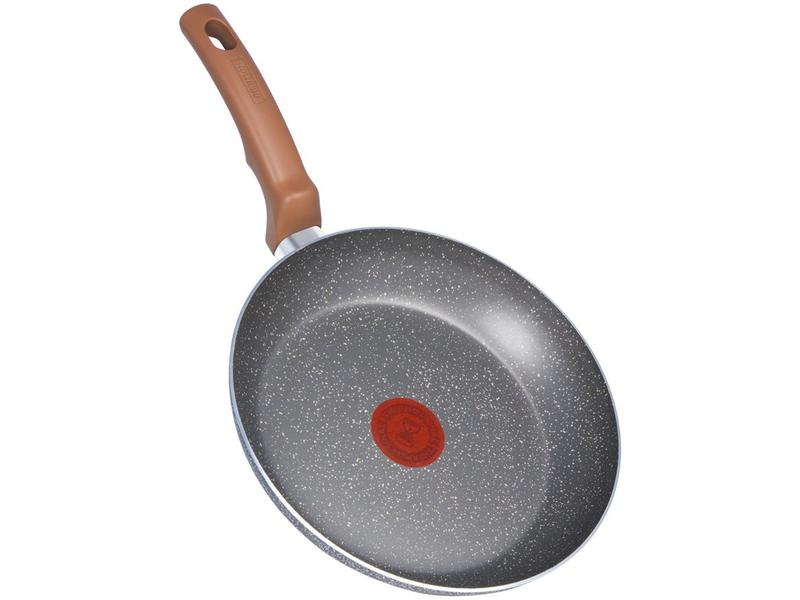 Frigideira Antiaderente Rochedo de Alumínio Natural Stone Bege 20cm Imagem de Frigideira Antiaderente Rochedo de Alumínio Natural Stone Bege 20cm
