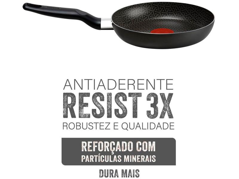 Frigideira Antiaderente Rochedo de Alumínio Robusta Grafite 18cm Imagem de Frigideira Antiaderente Rochedo de Alumínio Robusta Grafite 18cm