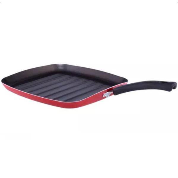 Imagem de Frigideira Bistequeira  Antiaderente Grill  Teflon Alegrete 24cm