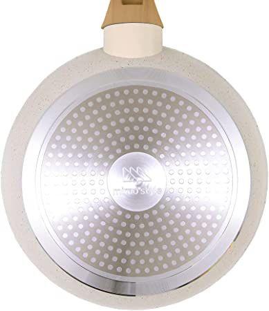 Frigideira Cerâmica 24 cm Marmol Mimo Style Indução Imagem de Frigideira Cerâmica 24 cm Marmol Mimo Style Indução