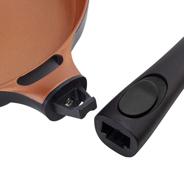 Frigideira Cerâmica 28 cm Le Cook Premier Black Indução Imagem de Frigideira Cerâmica 28 cm Le Cook Premier Black Indução