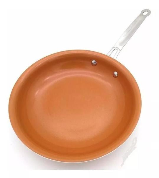 Imagem de Frigideira Cerâmica Antiaderente 24 Cm Maxchef Laranja