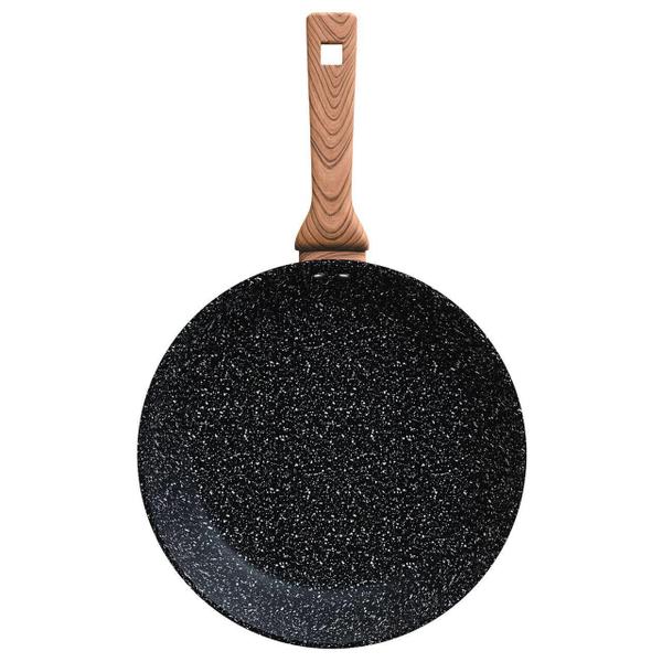 Frigideira Com Antiaderente Wooden 5 Camadas 26Cm Euro Home Imagem de Frigideira Com Antiaderente Wooden 5 Camadas 26Cm Euro Home