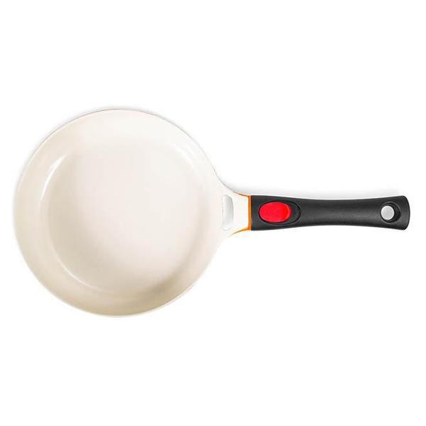 Frigideira com Revestimento Cerâmico 28 Cm Le Cook Laranja com Cabo Destacável Imagem de Frigideira com Revestimento Cerâmico 28 Cm Le Cook Laranja com Cabo Destacável