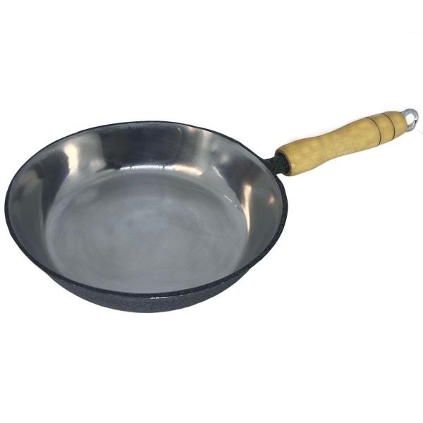 Frigideira de Alumínio Preta com Cabo e Tampa de Vidro 24 cm - Diviforte Imagem de Frigideira de Alumínio Preta com Cabo e Tampa de Vidro 24 cm