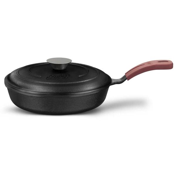 Imagem de Frigideira De Ferro Fundido Indução Para Forno/Fogão 24cm 1,9L 8417 MTA