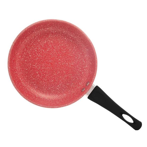 Frigideira de Indução Revestimento Antiaderente Cerâmica 24cm Preto e Vermelho - Lyor Imagem de Frigideira de Indução Revestimento Antiaderente Cerâmica 24cm Preto e Vermelho - Lyor