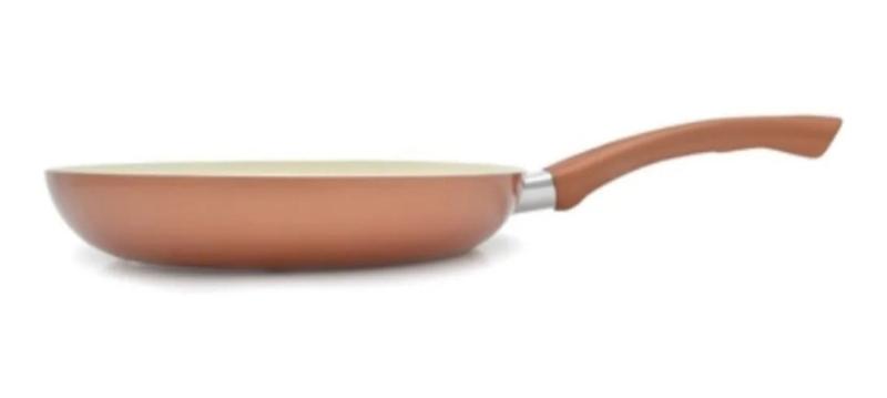 Frigideira Dourado Rose Com Revestimento Em Cerâmica 28cm Frita Sem Óleo - Fratelli Imagem de Frigideira Dourado Rose Com Revestimento Em Cerâmica 28cm Frita Sem Óleo