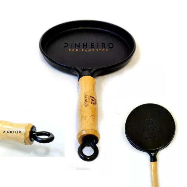 Frigideira Ferro Fundido 18 Cm Libaneza P/tapioca Omelete Co Imagem de Frigideira Ferro Fundido 18 Cm Libaneza P/tapioca Omelete Co