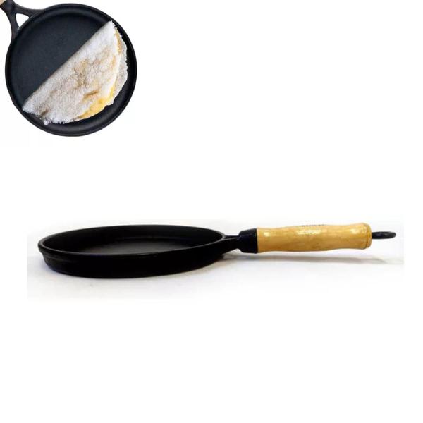 Frigideira Ferro Fundido 18 Cm Libaneza P/tapioca Omelete Co Imagem de Frigideira Ferro Fundido 18 Cm Libaneza P/tapioca Omelete Co